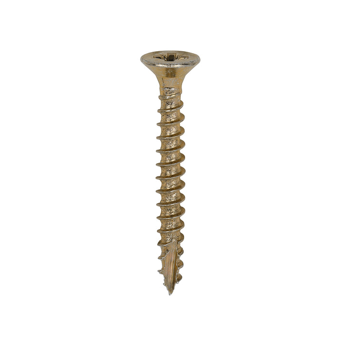 Classic Multi-Purpose Screws - PZ - Double Countersunk - Yellow