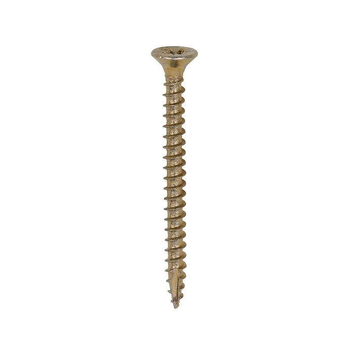 Classic Multi-Purpose Screws - PZ - Double Countersunk - Yellow