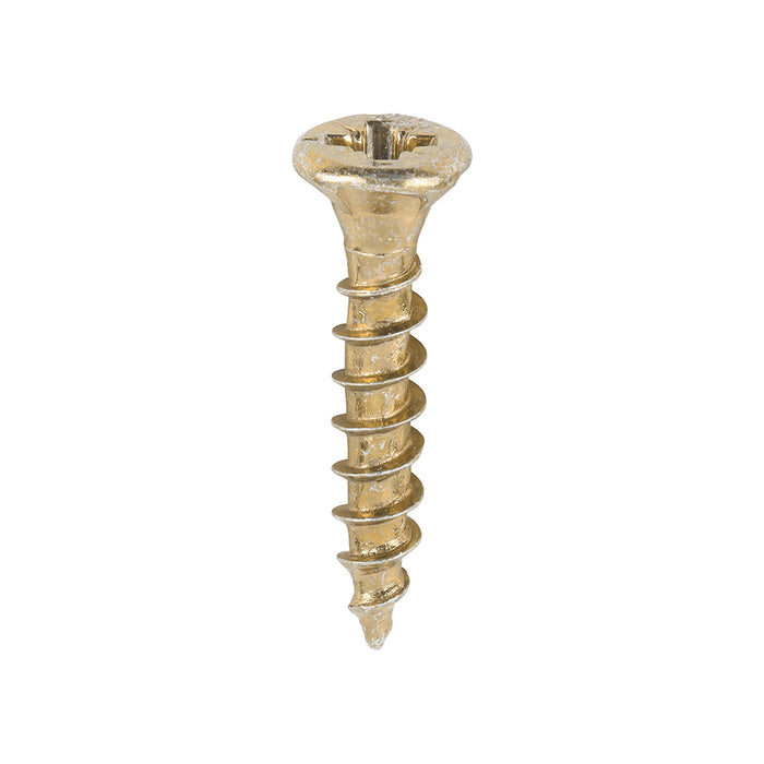 Velocity Premium Multi-Use Screws - PZ - Double Countersunk - Yellow