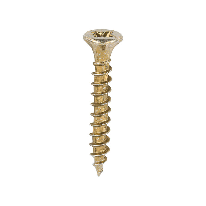 Velocity Premium Multi-Use Screws - PZ - Double Countersunk - Yellow