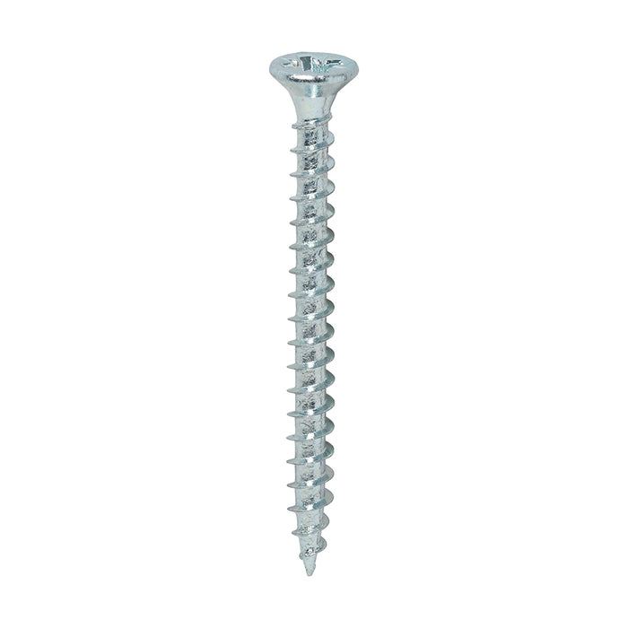 Solo Chipboard & Woodscrews - PZ - Double Countersunk - Zinc