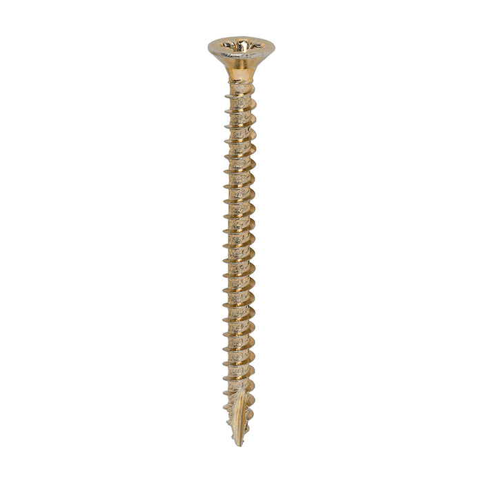 Classic Multi-Purpose Screws - PZ - Double Countersunk - Yellow