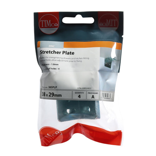 Stretcher Plates - Zinc