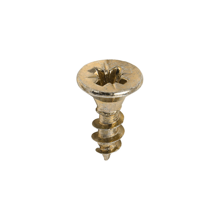 Classic Multi-Purpose Screws - PZ - Double Countersunk - Yellow