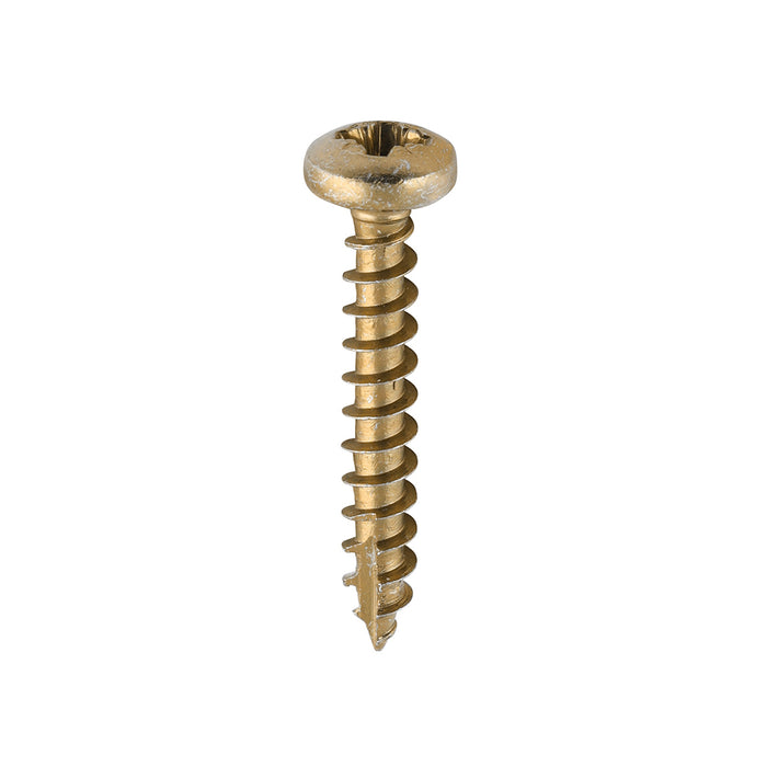 Classic Multi-Purpose Screws - PZ - Pan Head - Yellow