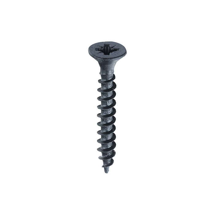 Chipboard Screws - PZ - Double Countersunk - Exterior - Black Organic