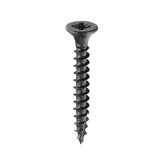 Classic Multi-Purpose Screws - PZ - Double Countersunk - Exterior - Black Organic