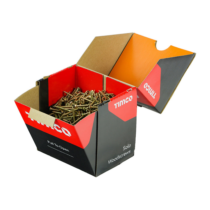 Solo Chipboard & Woodscrews - Industry Pack - PZ - Double Countersunk - Yellow