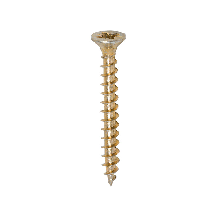Solo Chipboard & Woodscrews - PZ - Double Countersunk - Yellow