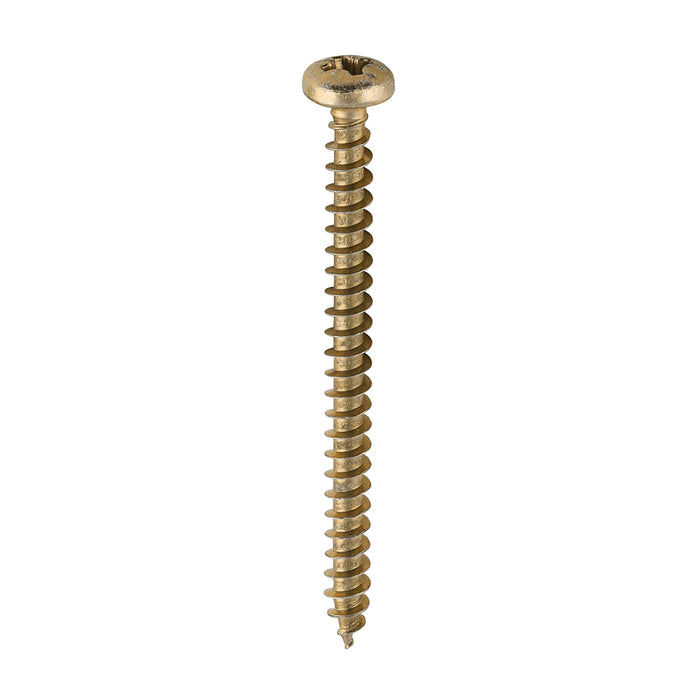 Classic Multi-Purpose Screws - PZ - Pan Head - Yellow