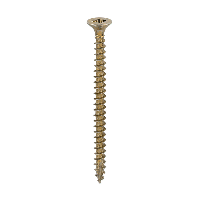 Classic Multi-Purpose Screws - PZ - Double Countersunk - Yellow