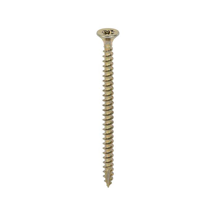 Classic Multi-Purpose Screws - PZ - Double Countersunk - Yellow