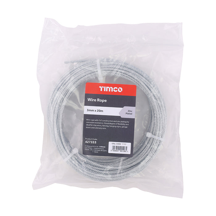 Wire Rope - Zinc