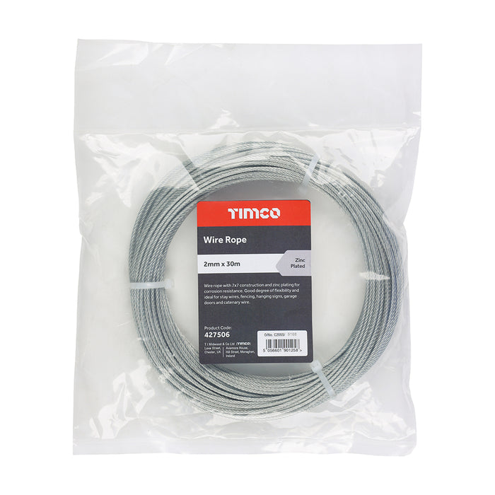 Wire Rope - Zinc