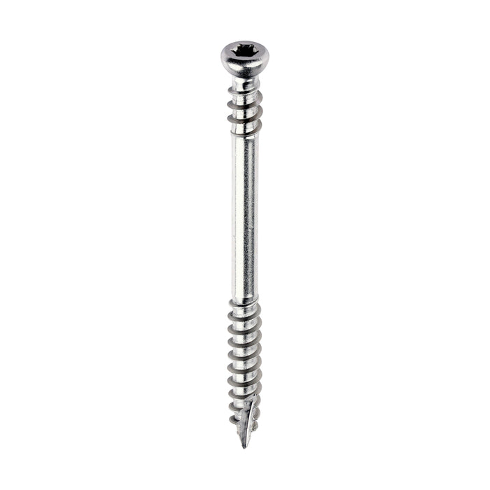 C2 Deck-Fix - TX - Cylinder - Single Slash - Stainless Steel