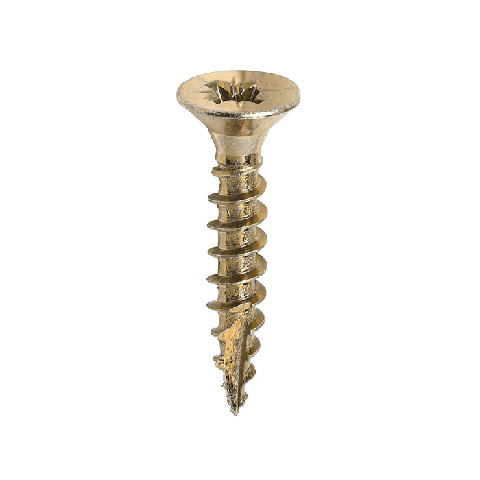 Classic Multi-Purpose Screws - PZ - Double Countersunk - Yellow