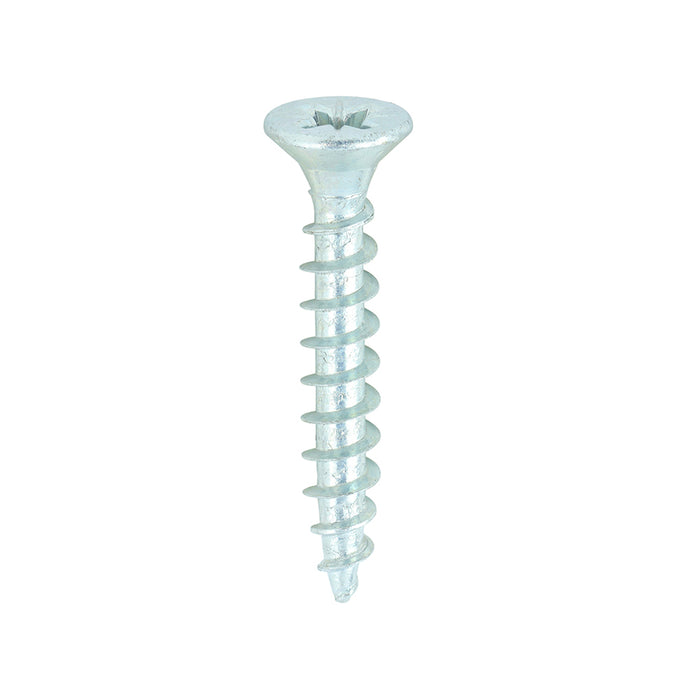 Solo Chipboard & Woodscrews - PZ - Double Countersunk - Zinc