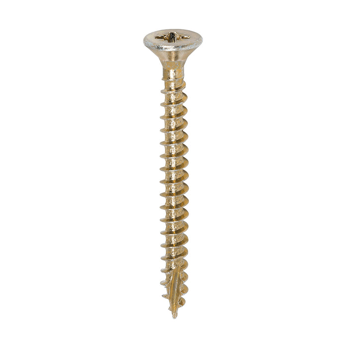 Classic Multi-Purpose Screws - PZ - Double Countersunk - Yellow