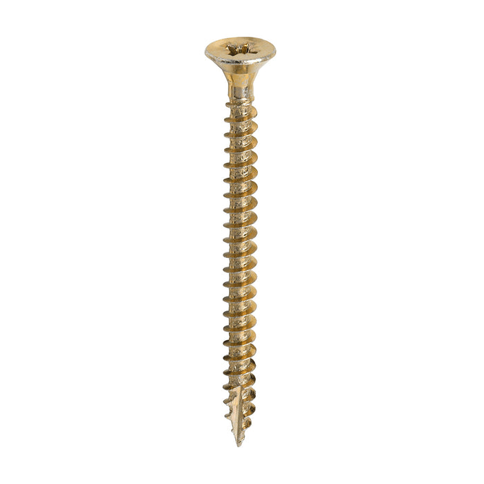 Classic Multi-Purpose Screws - PZ - Double Countersunk - Yellow