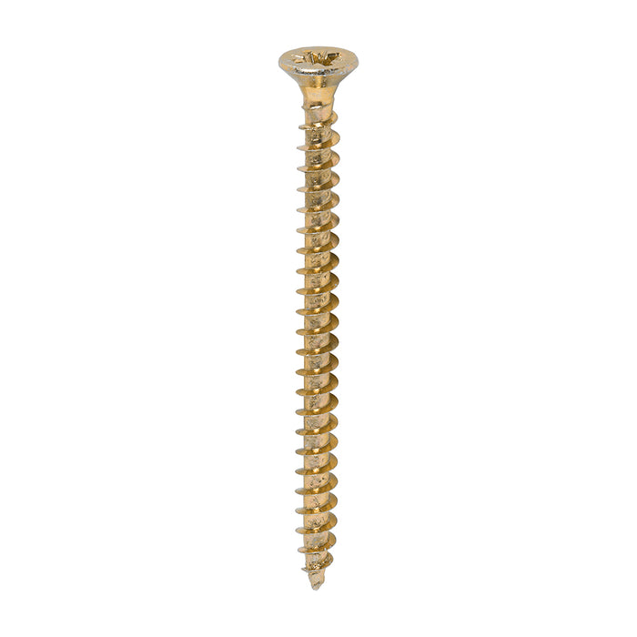 Solo Chipboard & Woodscrews - PZ - Double Countersunk - Yellow