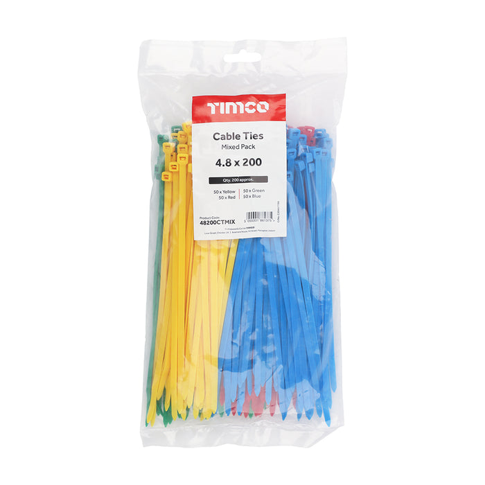 Cable Ties - Mixed Colours