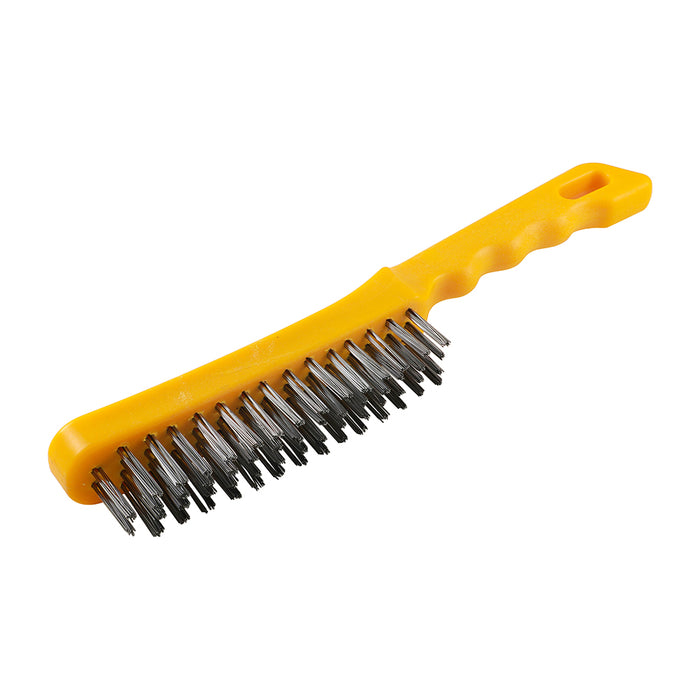 Plastic Handle Scratch Brush - Steel