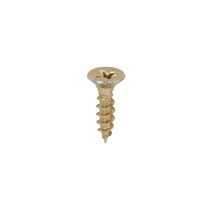 Classic Multi-Purpose Screws - PZ - Double Countersunk - Yellow