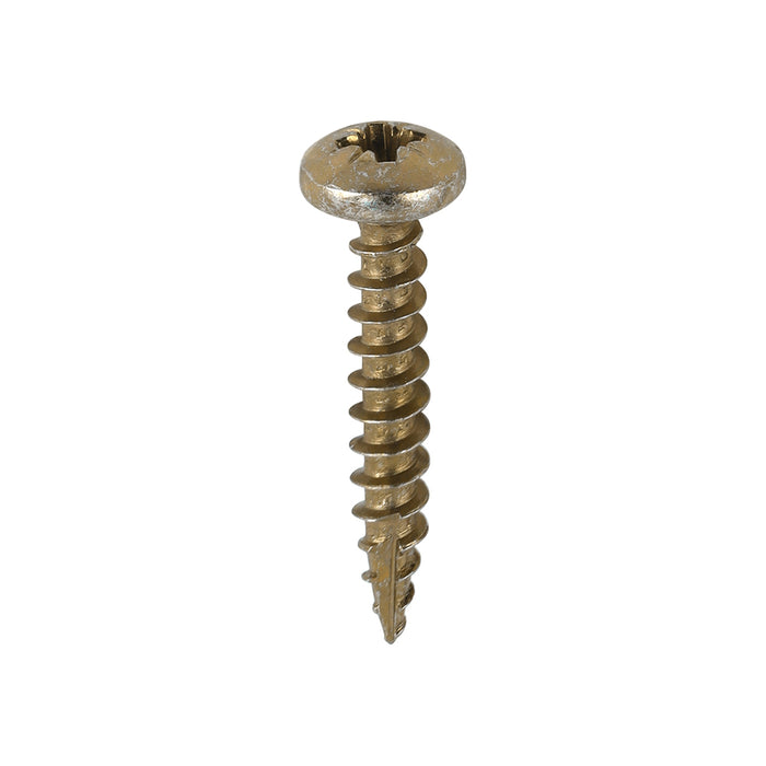 Classic Multi-Purpose Screws - PZ - Pan Head - Yellow