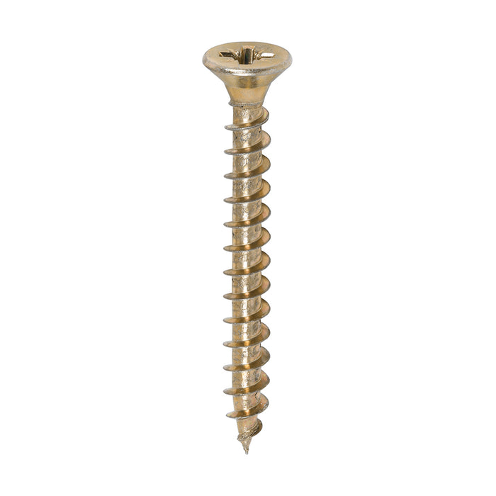 Solo Chipboard & Woodscrews - PZ - Double Countersunk - Yellow