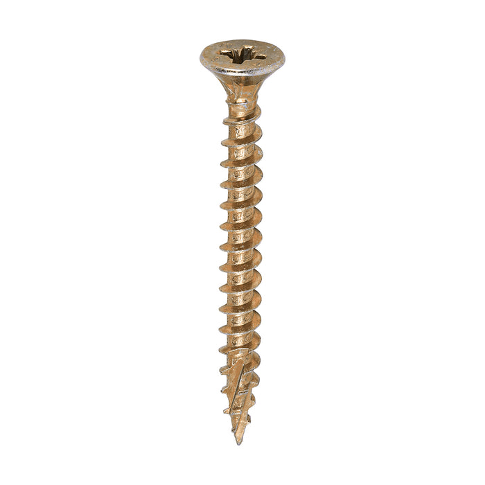 C2 Strong-Fix - PZ - Double Countersunk - Twin-Cut - Yellow