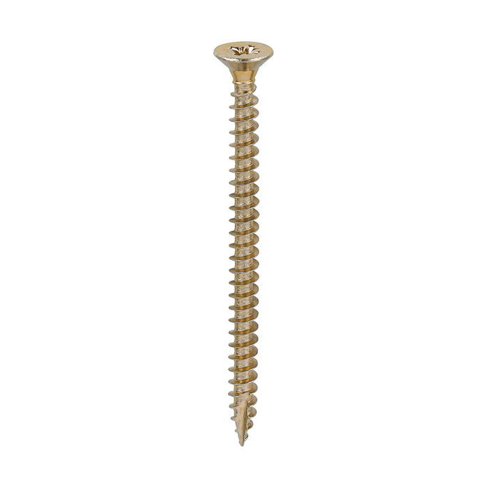 Classic Multi-Purpose Screws - PZ - Double Countersunk - Yellow