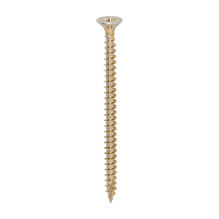 Classic Multi-Purpose Screws - PZ - Double Countersunk - Yellow