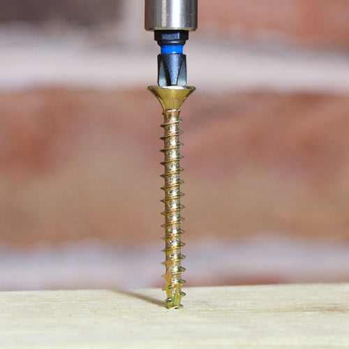 C2 Strong-Fix - PZ - Double Countersunk - Twin-Cut - Yellow