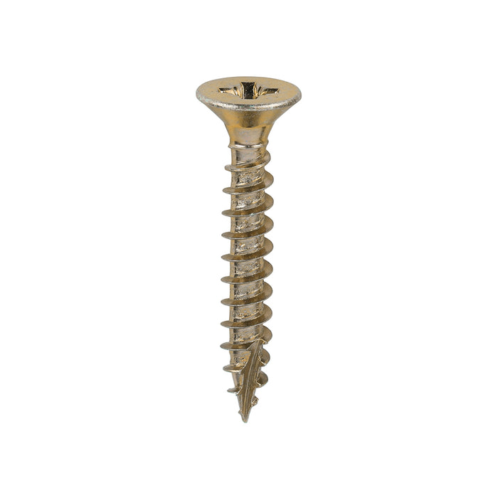 Classic Multi-Purpose Screws - PZ - Double Countersunk - Yellow