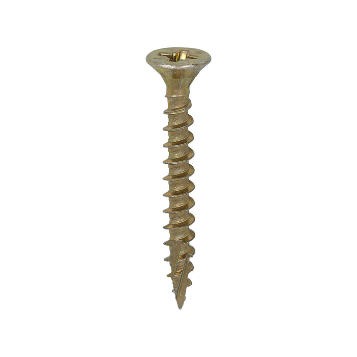 C2 Strong-Fix - PZ - Double Countersunk - Twin-Cut - Yellow
