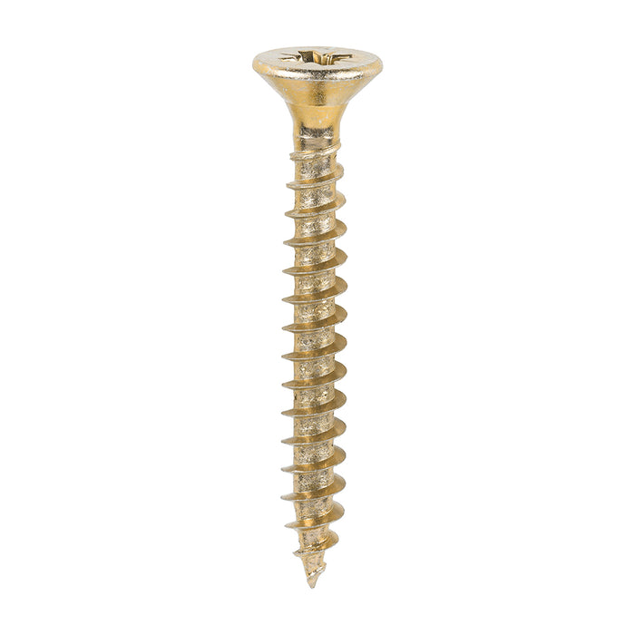 Solo Chipboard & Woodscrews - PZ - Double Countersunk - Yellow