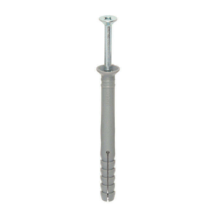 Nylon Hammer Fixing - PZ - Zinc