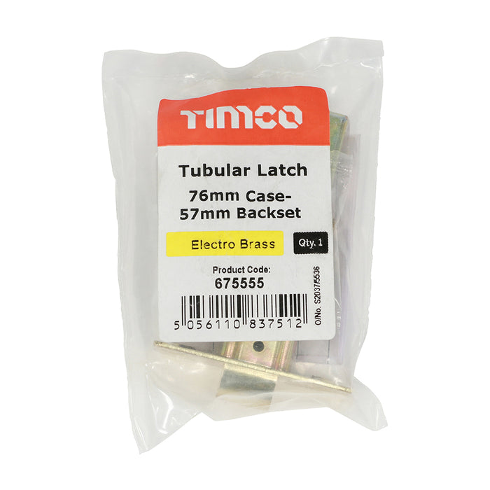 Tubular Latch - Electro Brass