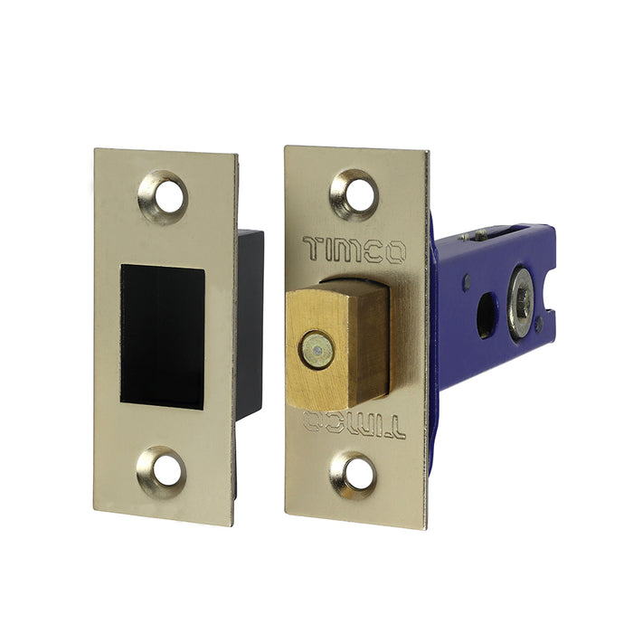 Architectural Tubular Deadbolt - Electro Brass & Satin Nickel