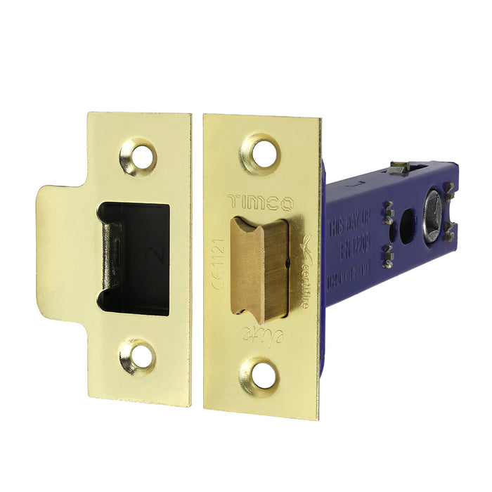 Architectural Tubular Latch - Electro Brass & Satin Nickel