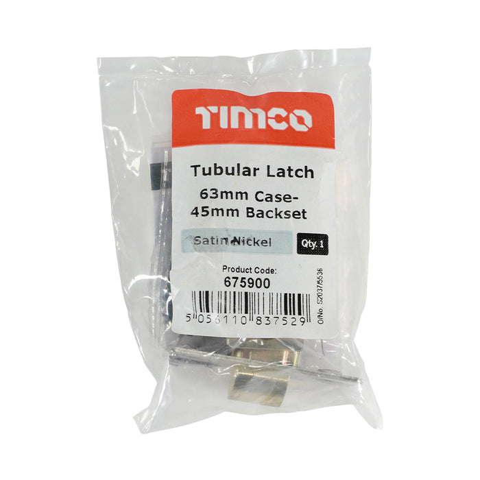 Tubular Latch - Satin Nickel