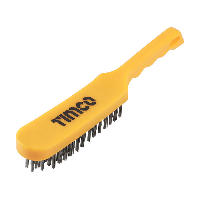 Plastic Handle Scratch Brush - Steel