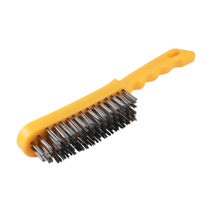 Plastic Handle Scratch Brush - Steel