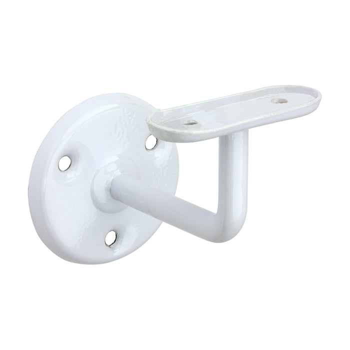 Steel Handrail Bracket - White