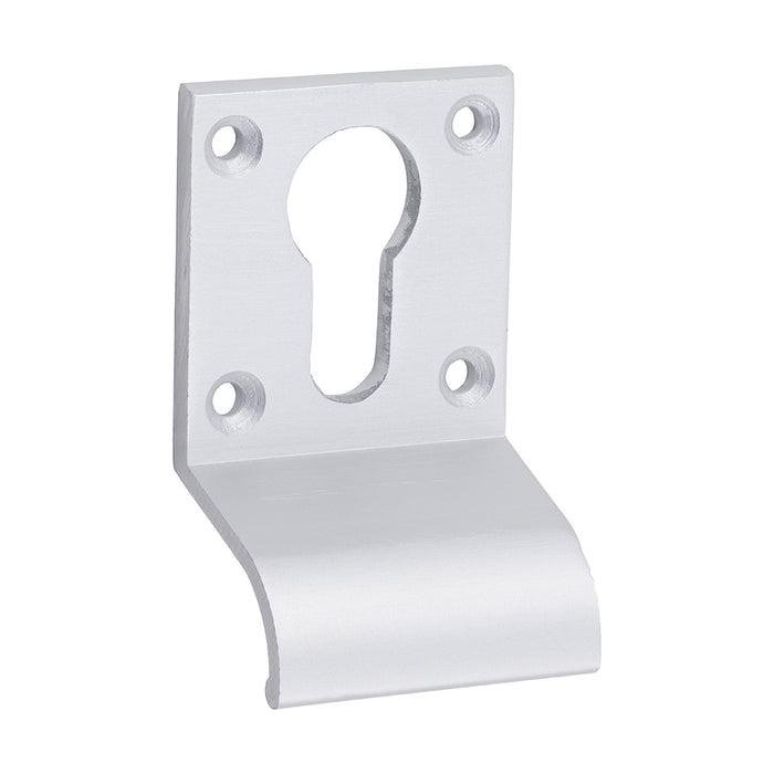 Euro Profile Cylinder Door Pull - Satin Anodised Aluminium