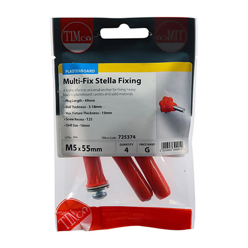 Stella Fixings - TX - Pan - Red