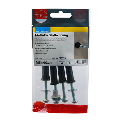 Stella Fixings - TX - Pan - Black