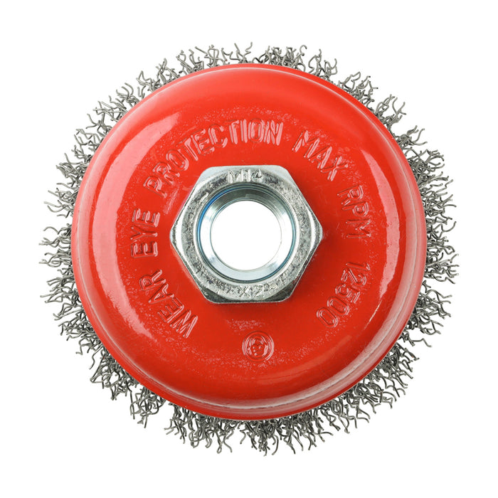 Angle Grinder Cup Brush - Crimped Steel Wire