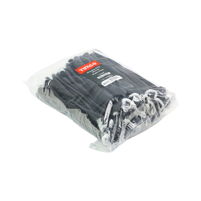 Durable Grip Gloves - PU Coated Polyester - Multi Pack