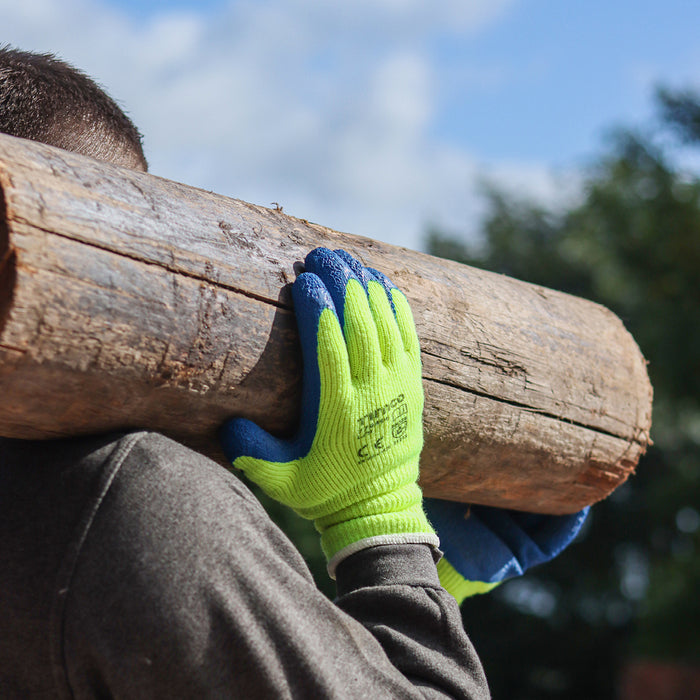 Warm Grip Gloves - Crinkle Latex Coated Polyester